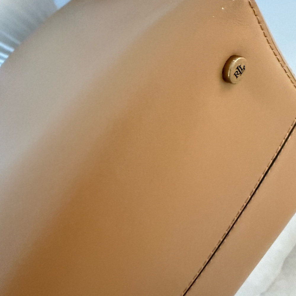 Ralph Lauren Tan Leather Hobo Bag - Picture 10 of 10